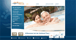 Desktop Screenshot of hufeland-therme.de